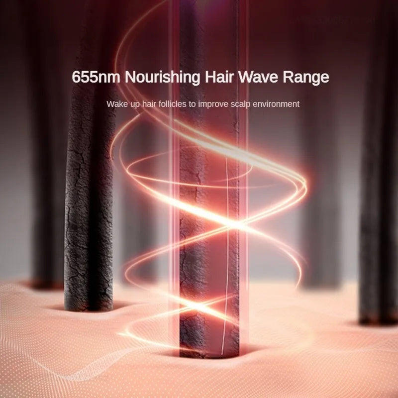 Scalp Therapy Brush – Red Light Hair Growth Massager with Serum Infusion